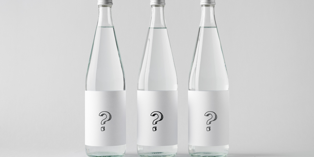 Come leggere l’etichetta dell’acqua in bottiglia
