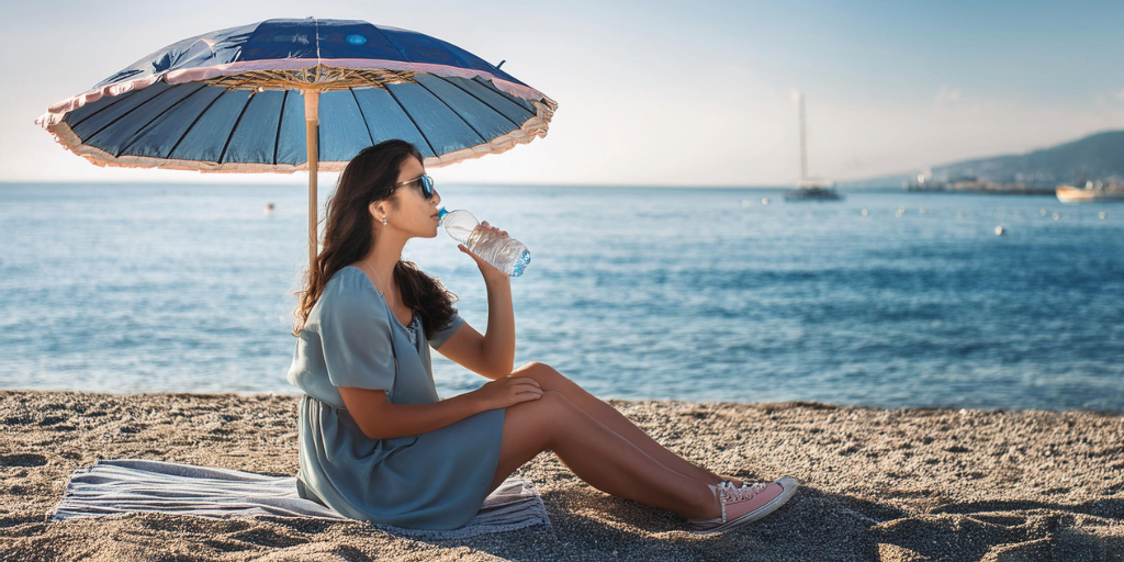 Stagione estiva e disidratazione: perché è importante bere più acqua
